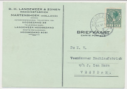 Firma Briefkaart Martenshoek 1928 - Machinefabriek - Sin Clasificación