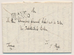 Vierlingsbeek - GRAVE FRANCO - S Gravenhage 1815 - ...-1852 Precursori