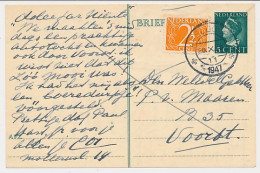 Briefkaart G. 288 / Bijfrankering Apeldoorn - Voorst 1947 - Material Postal