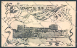 Lecce Città Deposito Fanteria Militari Cartolina ZB6144 - Lecce