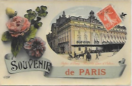 CPA Souvenir De Paris - Palais D'Orsay - Nouvelle Gare D'Orléans - Distretto: 07