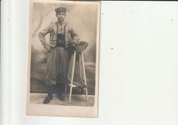 Carte Photo Militaria Guerre 14-18 : Portrait Tirailleur Marocain Photo R.Casale Taza Maroc - Guerre 1914-18