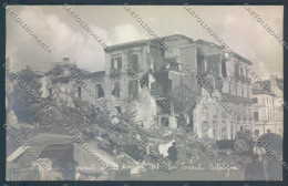 Messina Terremoto Città Via Torrente Portalegna Foto Cartolina ZB9745 - Messina