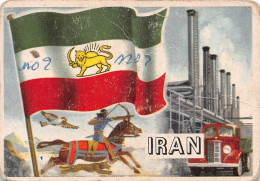 Flags Of The World Chromo - Iran  - 6.5 X 9.5 Cm - Sonstige & Ohne Zuordnung