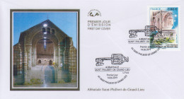 Enveloppe  FDC   1er  Jour   FRANCE   Abbatiale   SAINT  PHILBERT  DE  GRAND  LIEU   2019 - 2010-2019