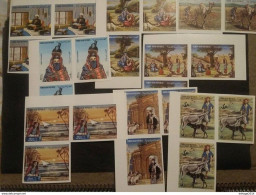 YEMEN 1983 FOLKLORE IMPERFORETED X 3 SERY COMPLETE MNH - Yemen