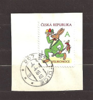 Czech Republic 2015 ⊙ Mi 840 Easter, Ostern. Cutting, Auf Briefstück. Tschechische Republik C.5 - Usati