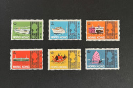 (T8) Hong Kong - 1968 Sea Craft Complete Set - MNH - Nuevos