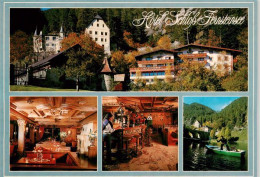 73885906 Nassereith Tirol AT Hotel Schloss Fernsteinsee Gastraum Bar Forellenfis - Autres & Non Classés