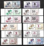 ISRAEL GOVERNMENT REVENUE ACCOUNTING TAX STAMPS "SEPHACH". 1963, TAB, MNH - Unused Stamps (with Tabs)