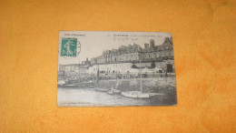 CARTE POSTALE ANCIENNE CIRCULEE DE 1911../ SAINT MALO.- LA CALE ET LA PORTE DE DINAN..CACHET + TIMBRE - Saint Malo