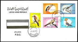 LIBYA 1976 Birds (FDC) - Andere & Zonder Classificatie