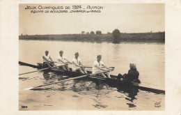 CPA - Photo - Jeux Olympiques - Equipe De Boulogne - Champion De France - Aviron - 1924 - Remo