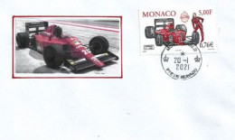 FERRARI F1 - 1989,  Sur Lettre De Monaco - Coches