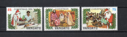 VANUATU  N° 702 à 704    NEUFS SANS CHARNIERE  COTE  5.60€    NOEL - Vanuatu (1980-...)