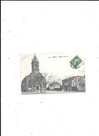 CARTE POSTALE 69 TASSIN L'EGLISE ET LA PLACE VOYAGEE - Other & Unclassified