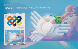 Jersey 2023 / Europa / Peace / Block With 2 Stamps - 2023