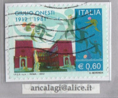 USATI ITALIA 2012 - Ref.1208 "GIULIO ONESTI" 1 Val. - - 2011-20: Afgestempeld