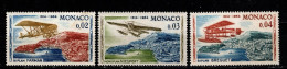 - MONACO - 1964 - YT N° 638 /640 - ** - Rally Aérien De Monaco - Oblitérés