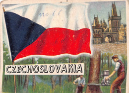 Flags Of The World Chromo - Czechoslovakia - 6.5 X 9.5 Cm - Otros & Sin Clasificación