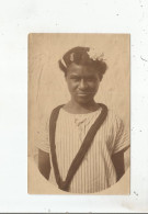 JEUNE FEMME MALGACHE ? CARTE PHOTO ANCIENNE - Madagaskar