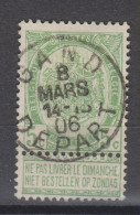 COB 56 Oblitération Centrale GAND DEPART - 1893-1907 Wappen