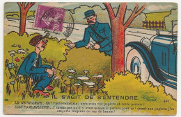 CPA-1932-LE GENDARME ET L'AUTOMOBILISTE-G.ARTAUD - Humor