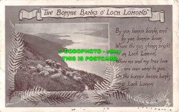 R507225 The Bonnie Banks O Loch Lomond. Scottish Songs. Tuck. Glosso. Series 557 - Welt