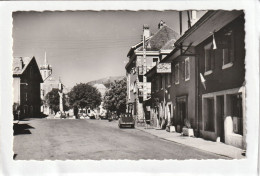 CPSM :14 X 9  -  BOËGE  -  Route De Fillinges Et La Place - Boëge