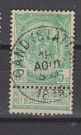 COB 56 Oblitération Centrale GAND (STATION) - 1893-1907 Stemmi