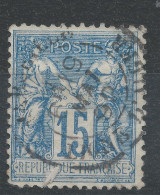 Lot N°82747   N°90, Oblitéré Cachet à Date De LA ROCHELLE "LIGNE D'ANGER" ???????? - 1876-1898 Sage (Type II)