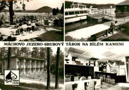 73885471 Machovo Jezero CZ Srubovy Tabor Na Bildem Kameni See Badestrand Ferienh - Czech Republic