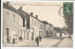 Rue De Joinville La Maison Incendiée  1907    N° 902 - Bry Sur Marne