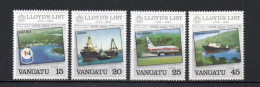 VANUATU  N° 690 à 693    NEUFS SANS CHARNIERE  COTE  4.50€    LISTE DE LA LLOYD - Vanuatu (1980-...)