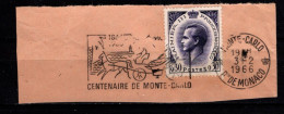 - MONACO - 1959 - YT N° 505 - Oblitéré - Prince Rainier III Avec Cachet De Monte Carlos - Usados