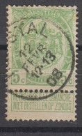 COB 56 Oblitération Centrale HERSTAL - 1893-1907 Coat Of Arms