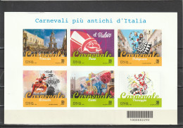 Francobolli - Italia 2023 - Carnevali Più Antichi D'Italia  - - Blokken & Velletjes