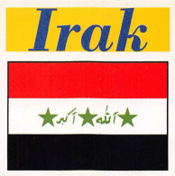 Flag Chromo - Iraq Irak - 5 X 5 Cm - Autres & Non Classés