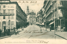 PORTO-RUA DES CLERIGOS-tramway - Porto