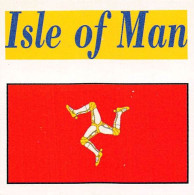 Flag Chromo - Isle Of Man. - 5 X 5 Cm - Otros & Sin Clasificación