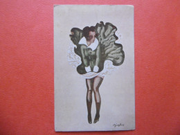 Illustrateur - GIGLIO - Femme A La Campagne - Italie - Italien - Illustratore - - Other & Unclassified