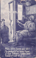 POILU NE FUME PAS ICI TU PARLES Illustration - Guerra 1914-18