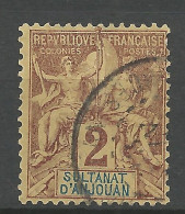 ANJOUAN  N° 2 OBL / Used - Oblitérés