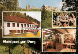 73885280 Altleiningen Gasthaus Zur Burg Gastraum Garten Burgruine Altleiningen - Sonstige & Ohne Zuordnung