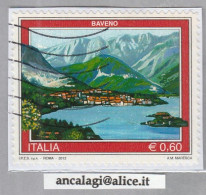 USATI ITALIA 2012 - Ref.1212 "TURISTICA: BAVENO" 1 Val. - - 2011-20: Afgestempeld