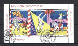 Sweden 1987 Circus S/S Y.T. BF 15 (0) - Blocks & Kleinbögen