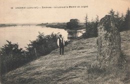 ANCENIS : ENVIRONS - LA LOIRE ET LE MENHIR DE JUIGNE - Ancenis