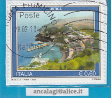 USATI ITALIA 2011 - Ref.1212A "TURISTICA: USTICA" 1 Val. - - 2011-20: Afgestempeld