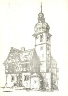 73885206 Kitzingen Main Kirche Zeichnung Kitzingen Main - Kitzingen