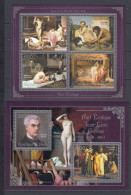 Benin 2013 - Peinture - D'art Erotique - JEAN-LEON GEROME - BL + BF  - MNH - Nudi